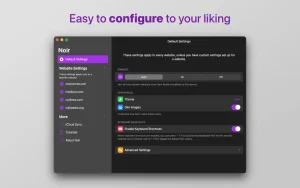 Noir – Dark Mode for Safari 2026 1.6 for Mac